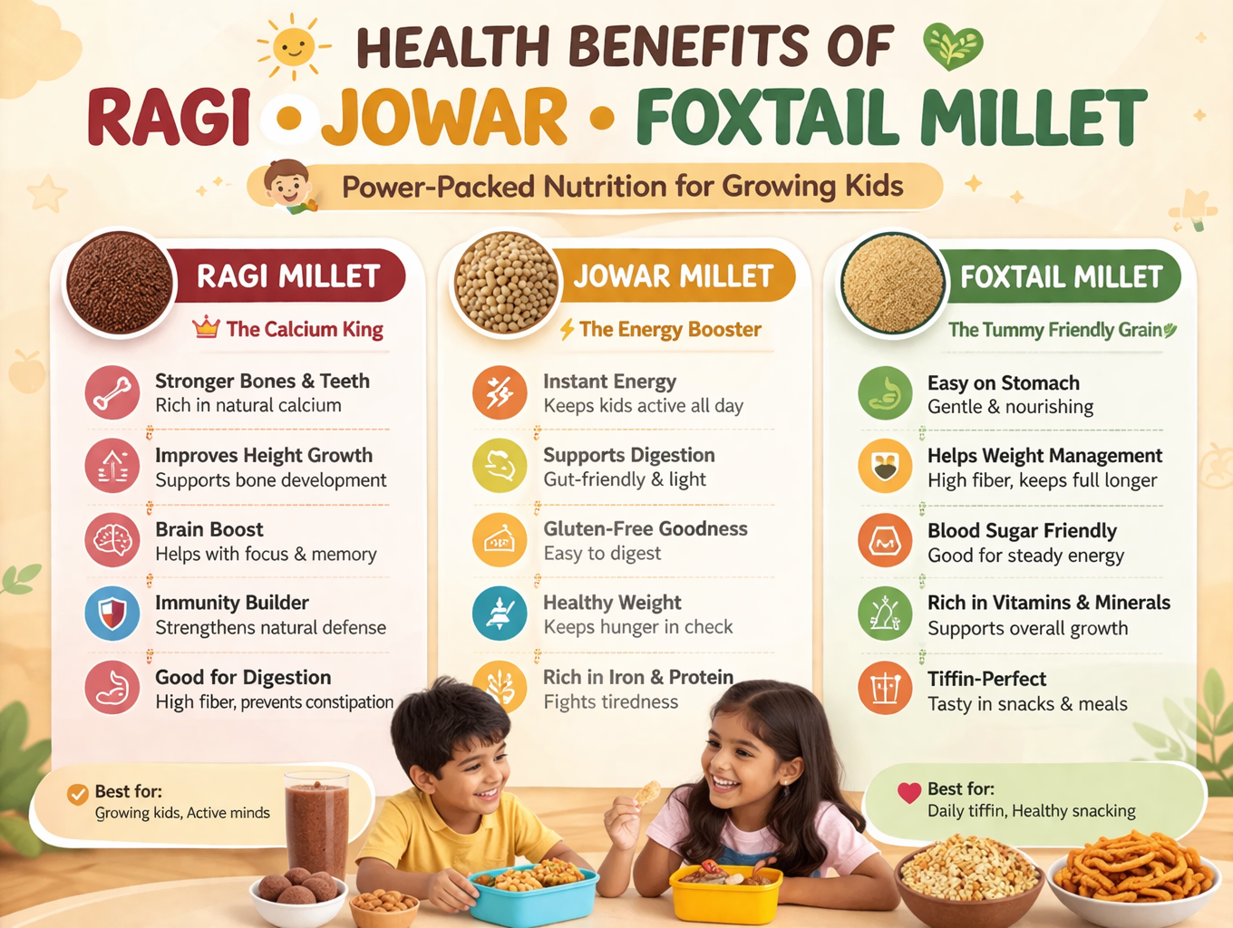The Fresh Start wellness cafe Healthy Snack Box-3 Healthy Snacks-Ragi Jowar Pops(150g),Foxtail Millet Murukk(150g),Millet cookie Box(80g)