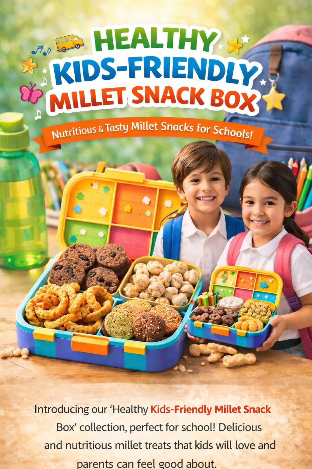 HEALTHY KIDS FRIENDLY MILLET SNACK BOX
