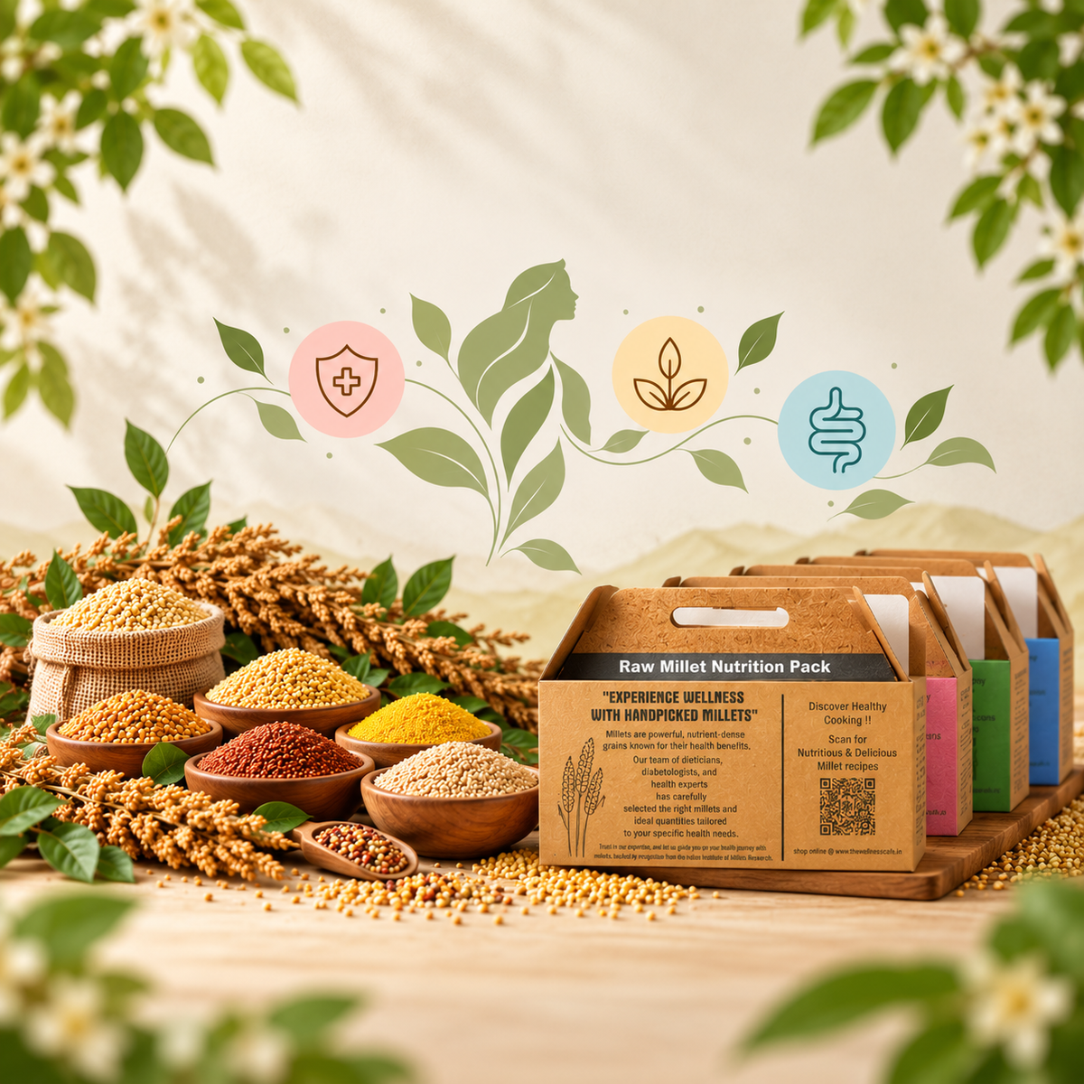 Raw Millet Health Condition Kits – The Fresh Start Wellness Cafe