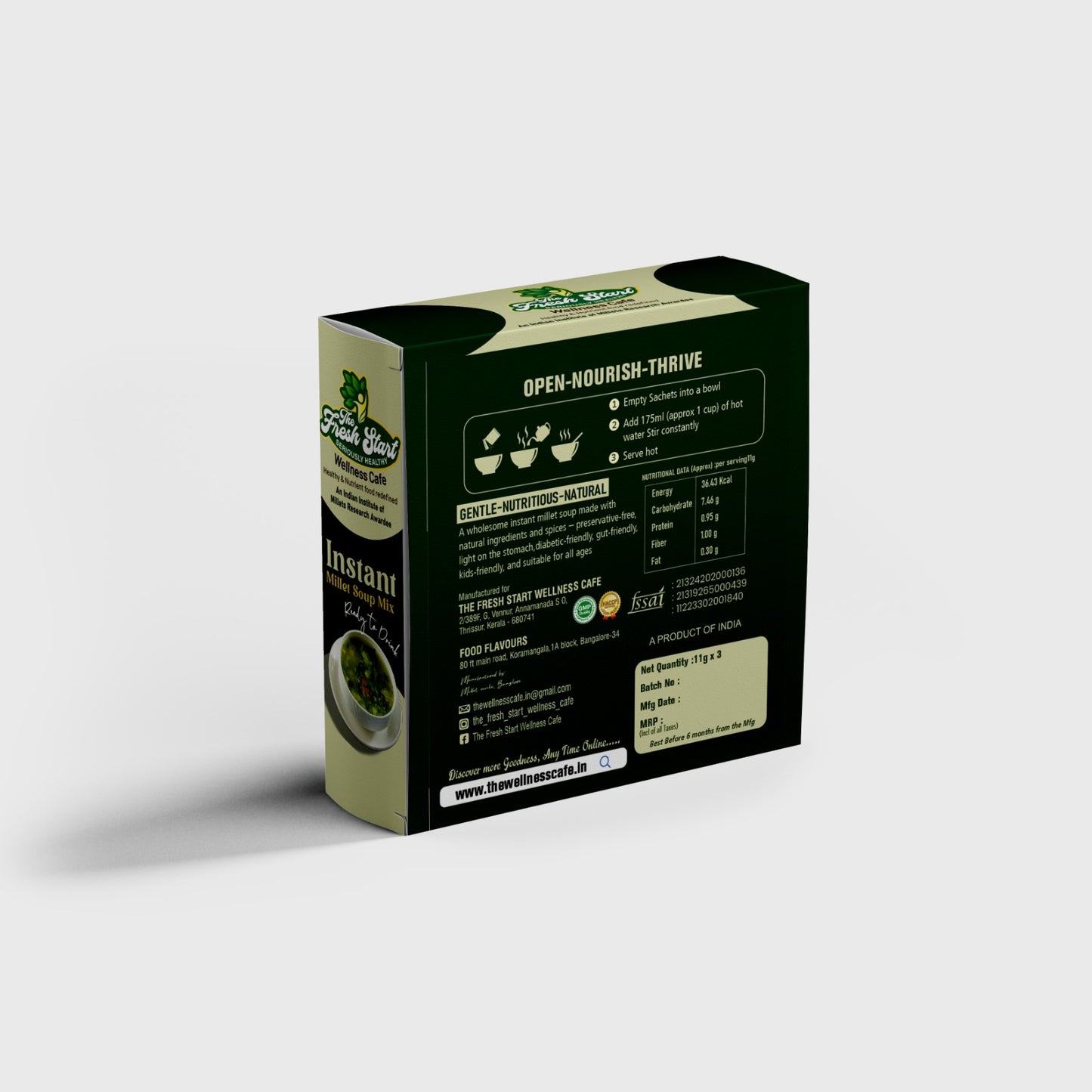 Instant Millet Soups – 3-Variant Combo Pack