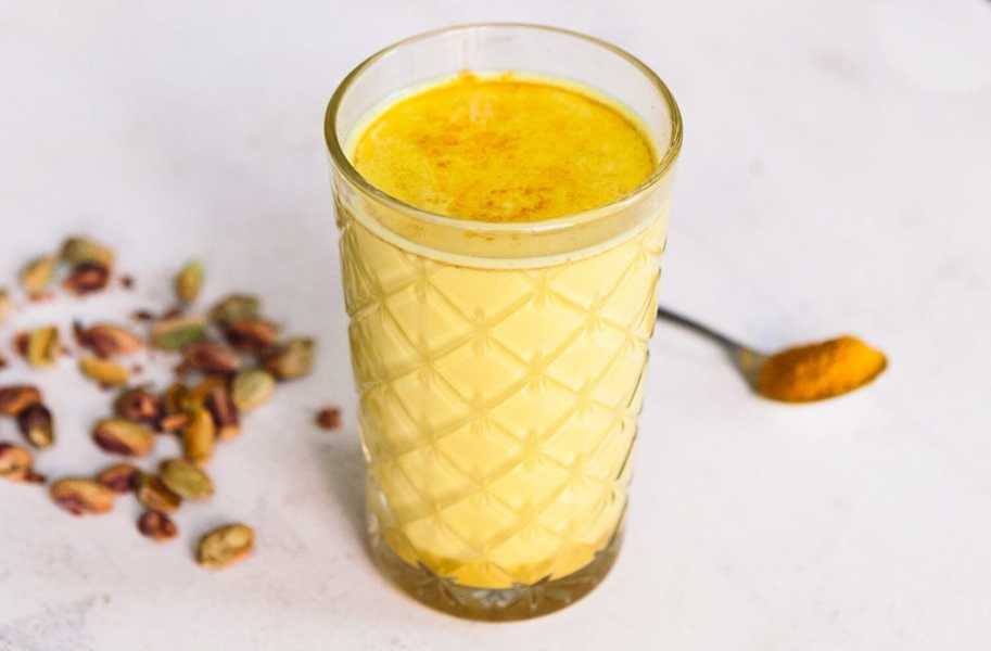 Millet Turmeric Energy Drink Lakadong Turmeric With Dry Nuts