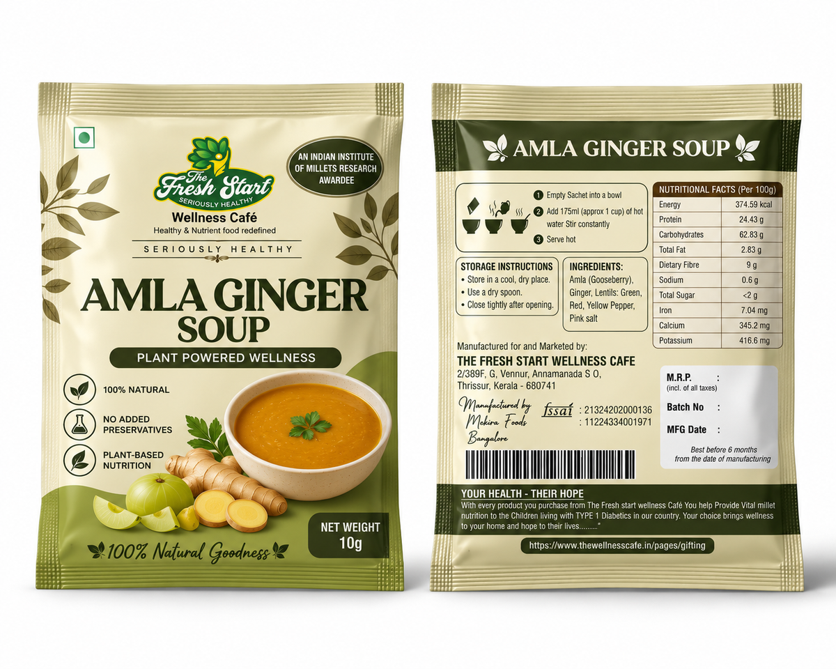 Amla Ginger Soup Mix(5 Sachets x 10g)