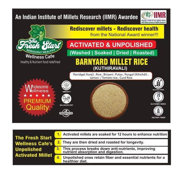 Activated Barnyard Millet rice