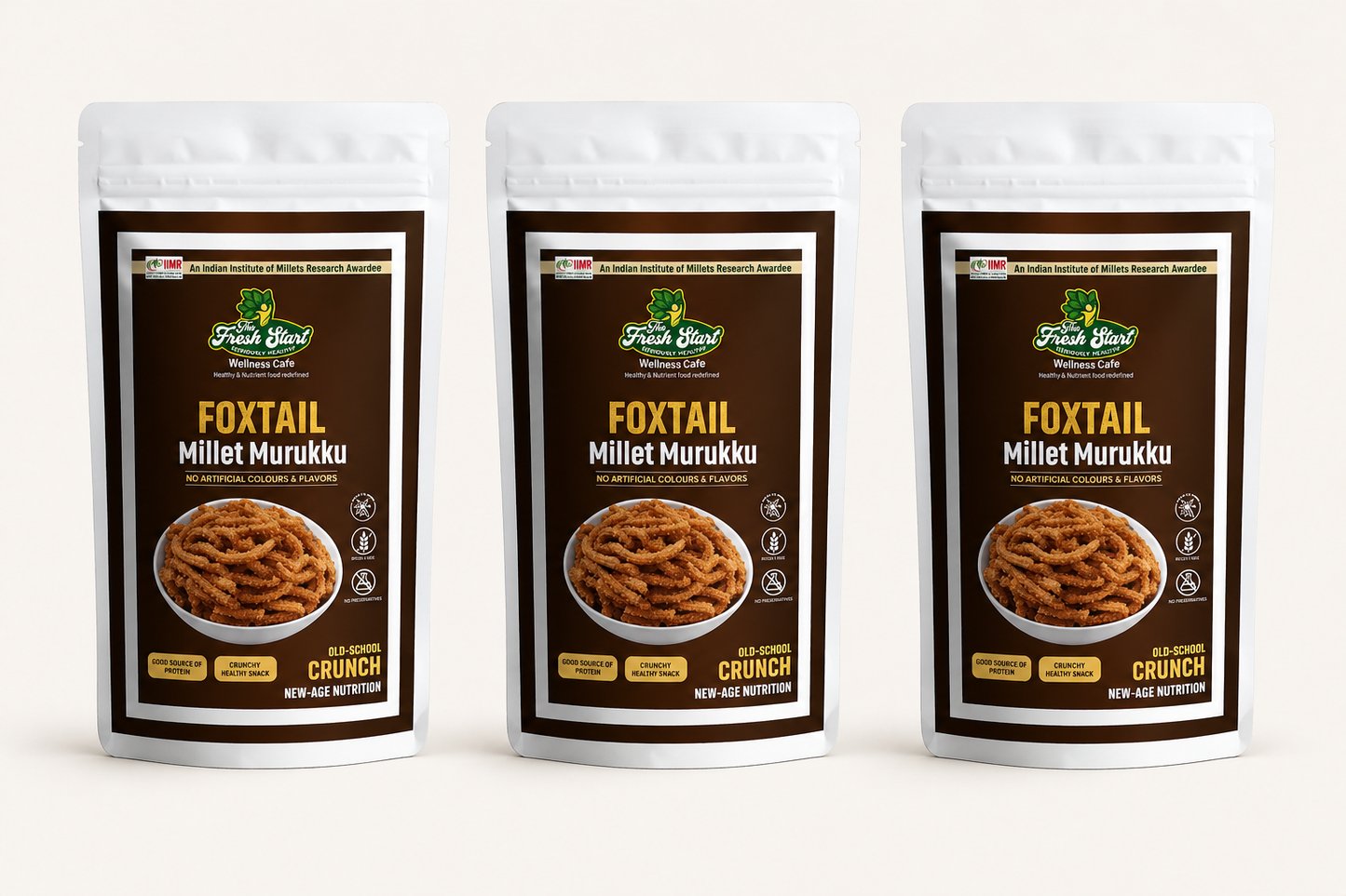 Combo pack of 3 Foxtail Millet Murukku
