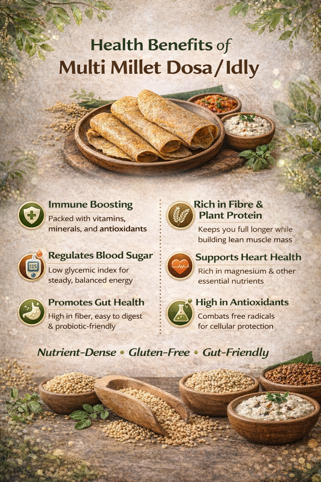 Activated Multi Millet Dosa/Idly Mix