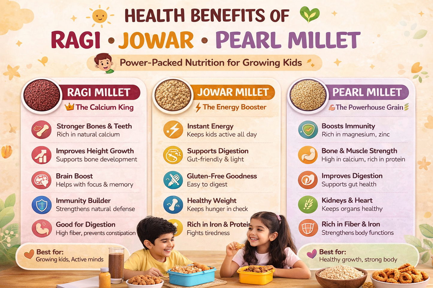 The Fresh Start Wellness Cafe Healthy Snack box-3 Healthy Snacks-Choco Crunch Millet Muesli(100g),Jowar Ragi Pops(150g),Millet Cookie Box(8 nos)