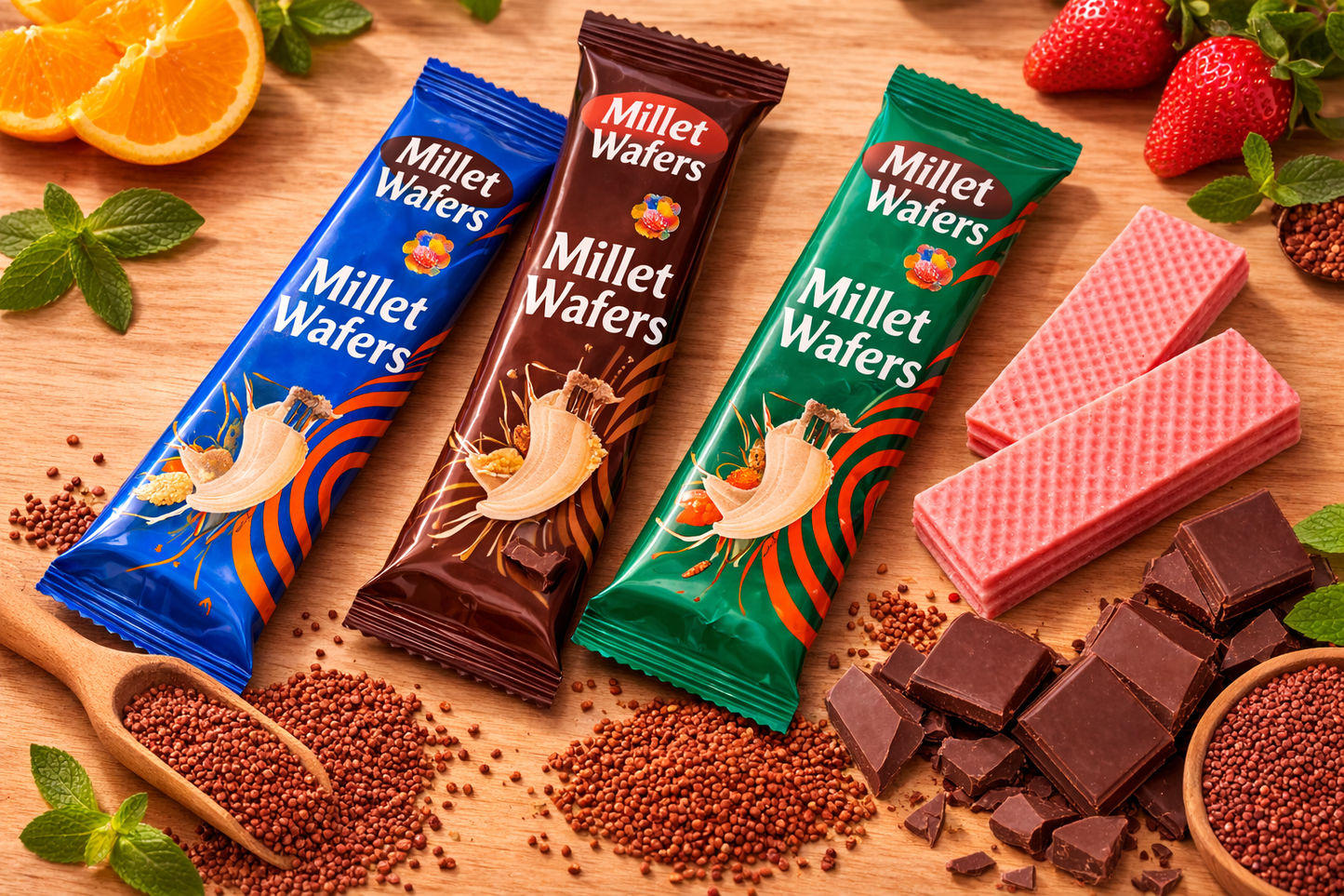 Ragi Millet wafers(45 Nos)