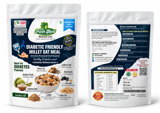 Diabetic Friendly Millet oats meal