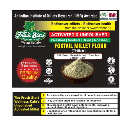 Activated FoxtaiMillet flour