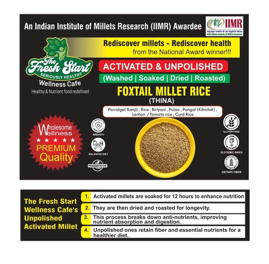 Activated  Foxtail Millet rice