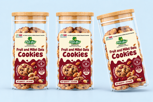 Combo Pack Of 3 Fruit and millet Oats Cookies