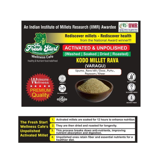 Activated Kodo Millet Rava