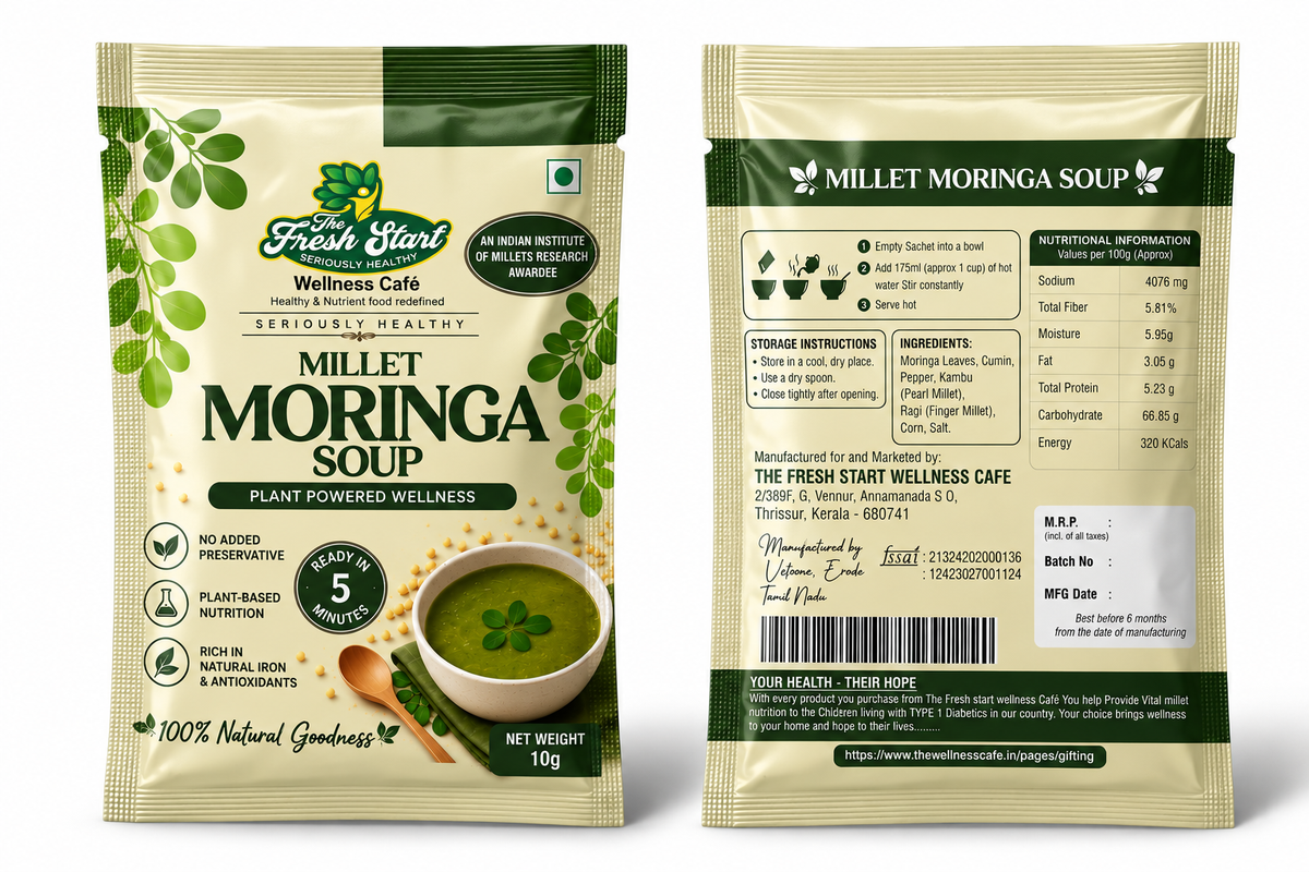Millet Moringa soup Mix(5 Sachets x 10g)