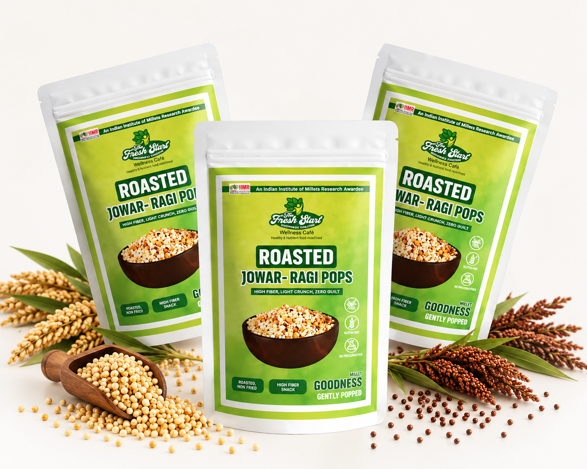Combo Pack of 3 Roasted Jowar–Ragi Pops