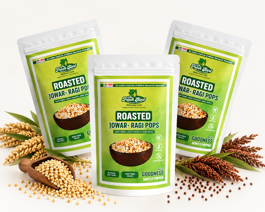 Combo Pack of 3 Roasted Jowar–Ragi Pops