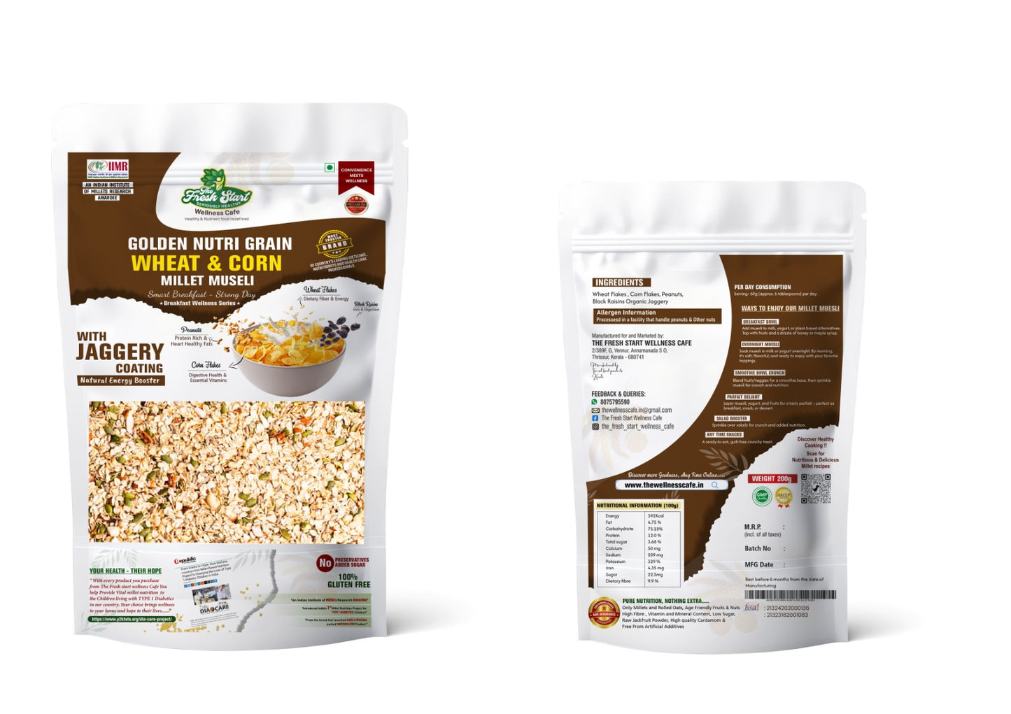 Golden Nutri Grain Wheat & Corn Millet Muesli