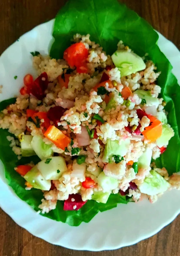 Barnyard Millet Summer Salad