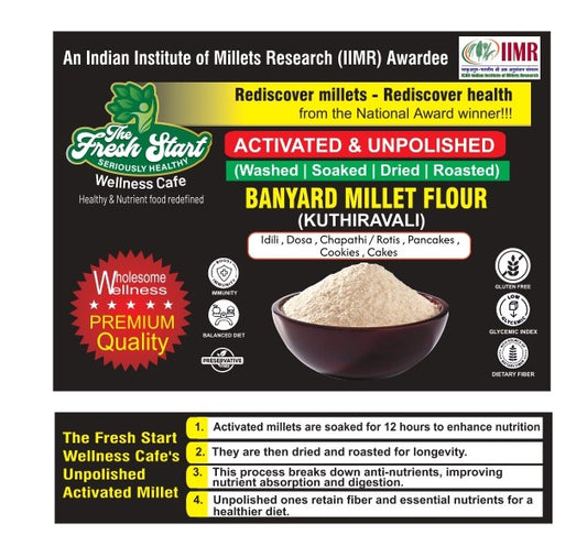 Activated Barnyard Millet flour