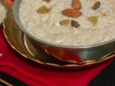 Delicious Poha Payasam/ Poha Kheer/ Rice flakes Milk Based Dessert 