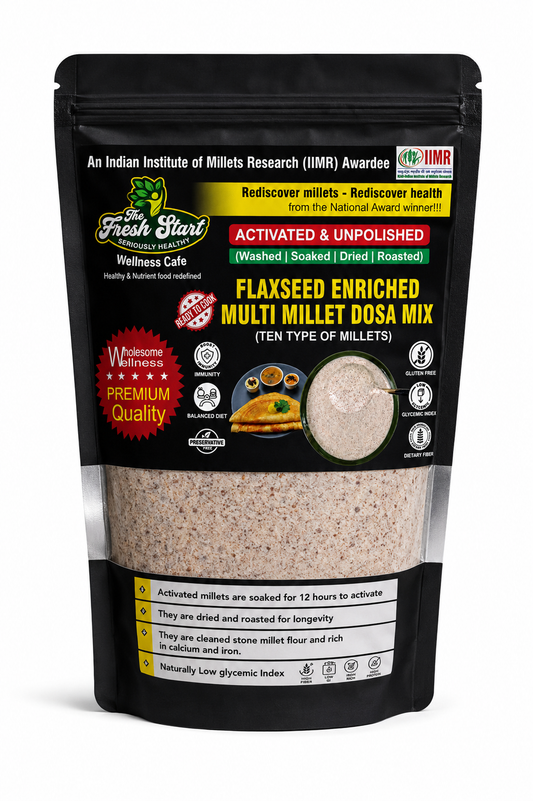 Flaxseed Enriched Multi Millet Dosa/Idly Mix