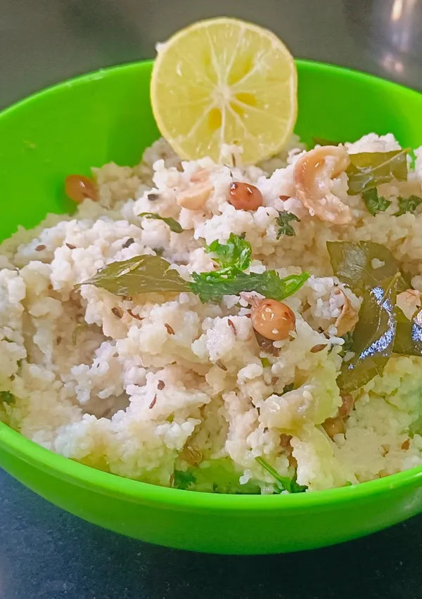 Farali Little Millet Upma with Bottle Gourd 