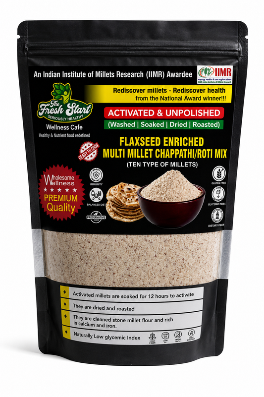 Flaxseed Enriched Multi Millet Chappathi/Roti Mix