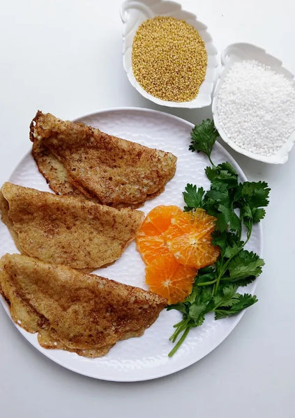 Foxtail Millet and Sago Dosa