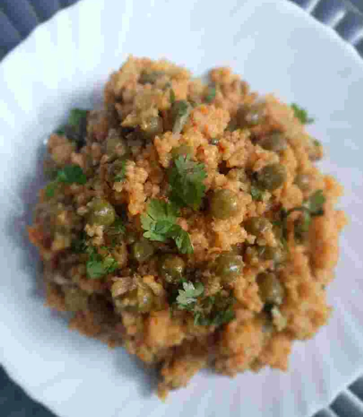 Foxtail millet & Green Peas Tehri