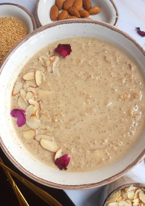  Foxtail millet jaggery pudding