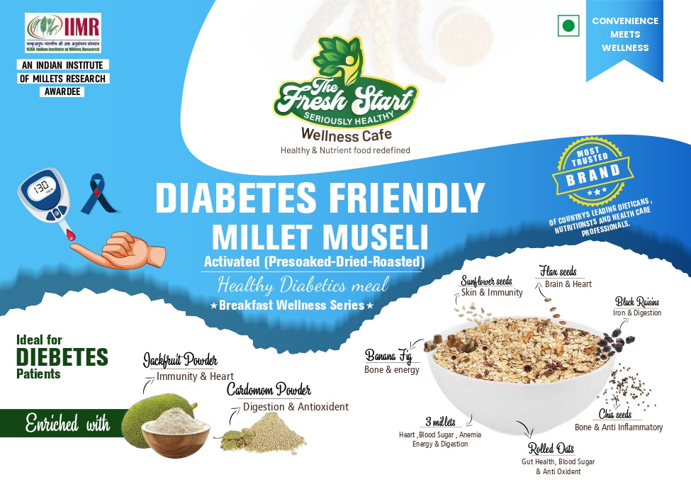 Diabetic Friendly Millet Muesli
