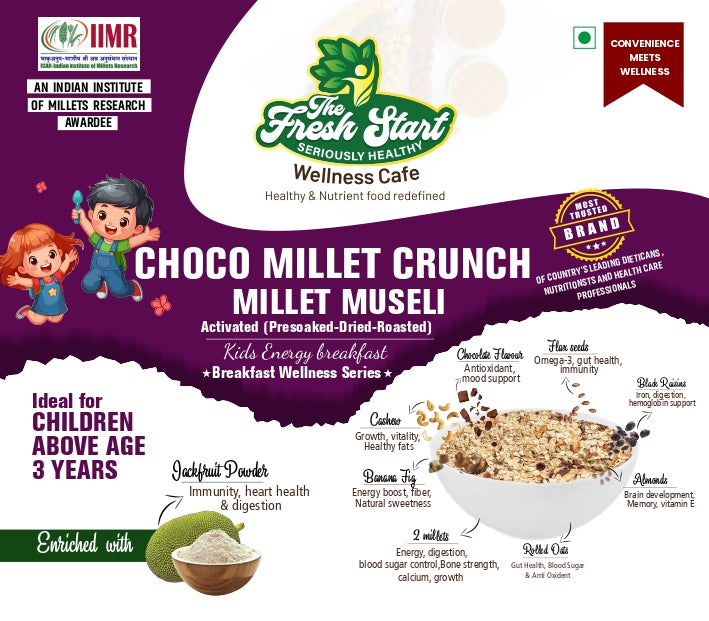Kids choco crunch Millet Museli