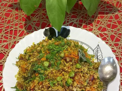 Healthy Morning Breakfast Multi Millets Flakes Poha 