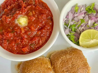 Healthy Pav Bhaji With Millet Pav
