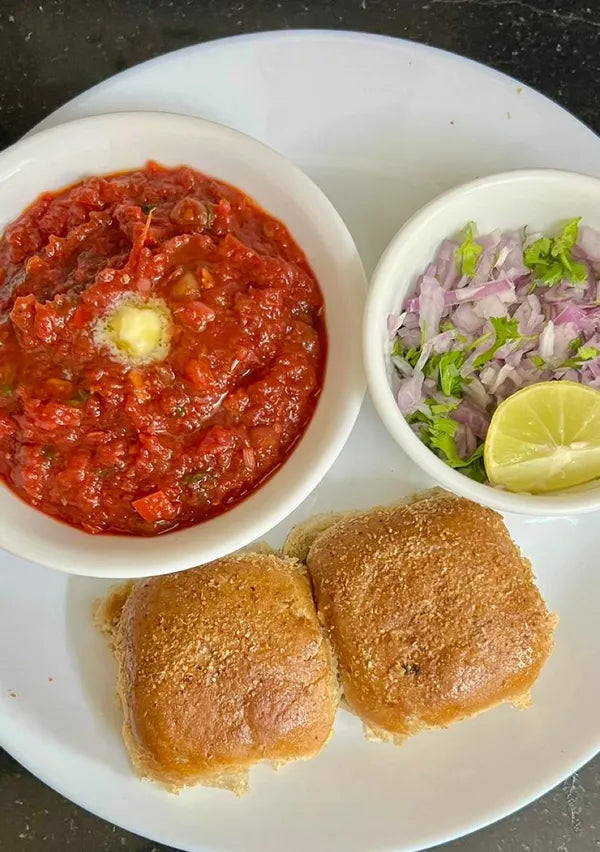 Pav Bhaji with Millet Pav