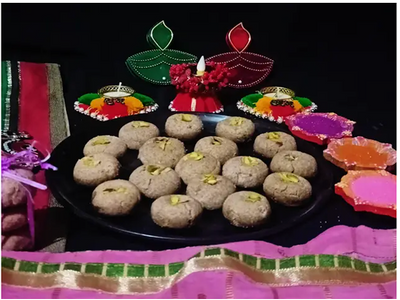 Finger Millet Nankhatai/shortbread cookie