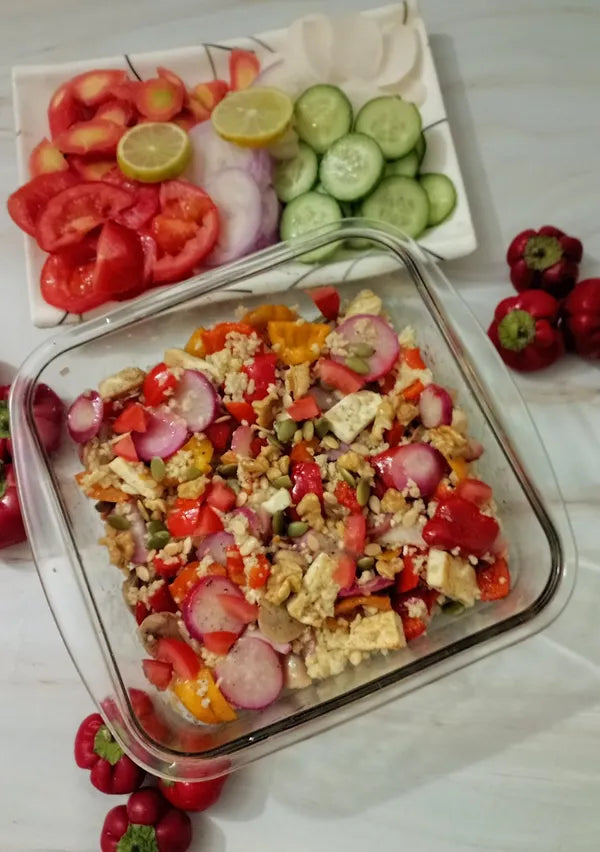 Japanese tabbouleh with millet