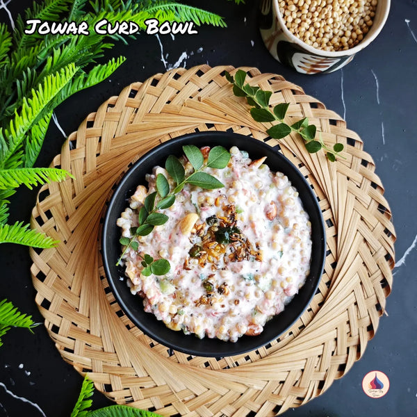 Jowar Curd Bowl - South Indian Style 