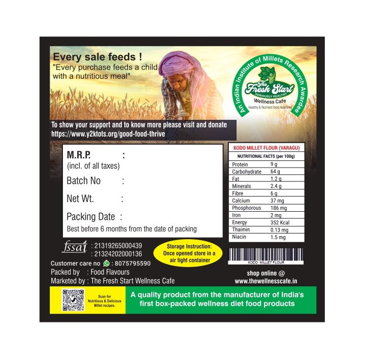 Activated Kodo Millet flour
