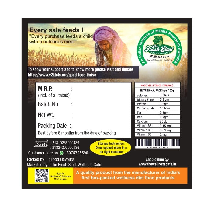 Activated Kodo Millet rice