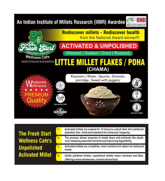 Activated Little Millet flakes