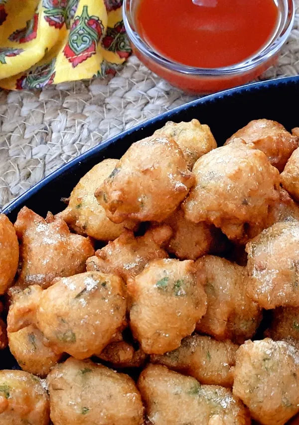 Methi Moong Dal Winter Pakoras
