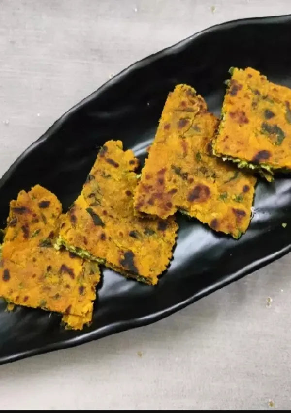 Methi thepla cheese sandwich