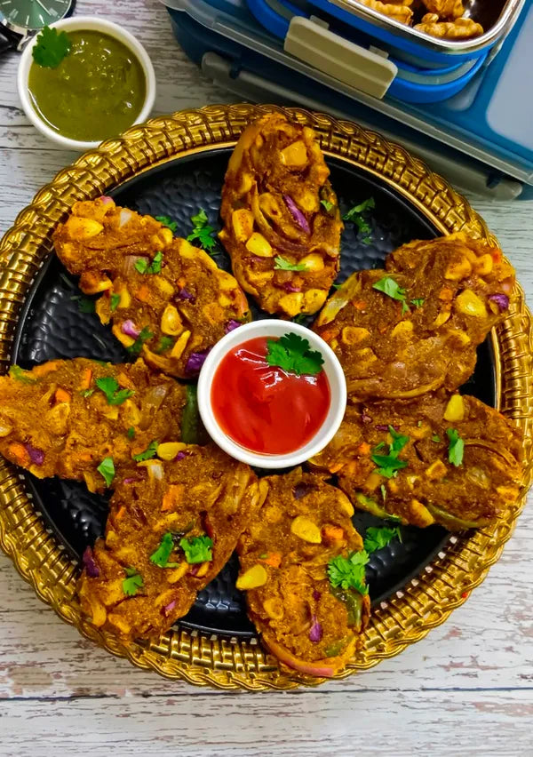 Millets Veggies Fritters for Kids