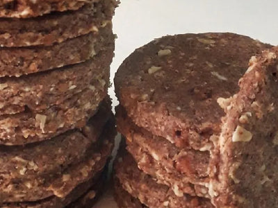 Nachni (Raagi) Oatmeal and Nut biscuits