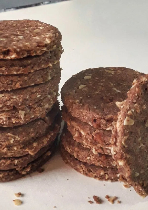Ragi Oatmeal Nut Biscuits