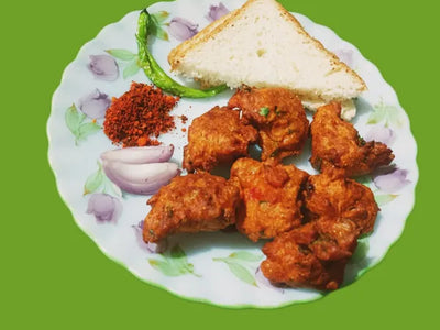 Onion Jowar Atta Pakoda
