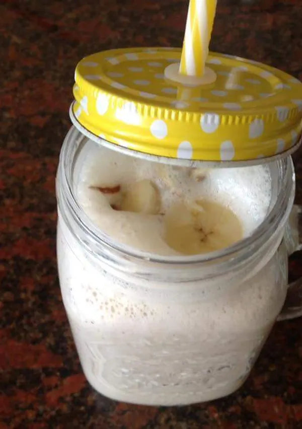 Ragi Banana Almond Milkshake