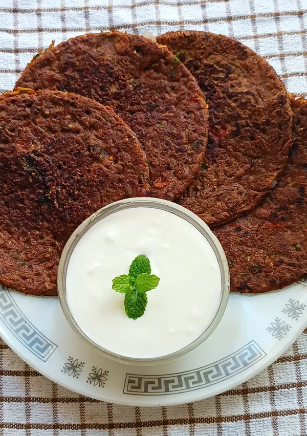 Ragi Jowar Mixed Veg Pancake