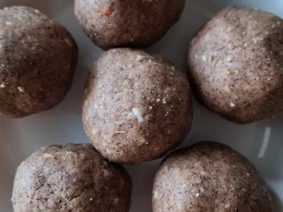 Ragi ladoo in organic jaggery