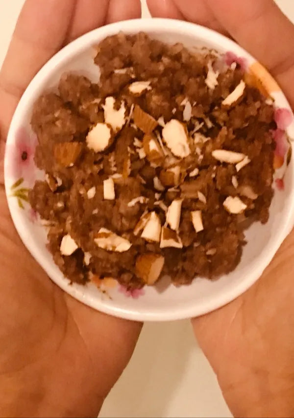 Ragi-Red Rice halwa